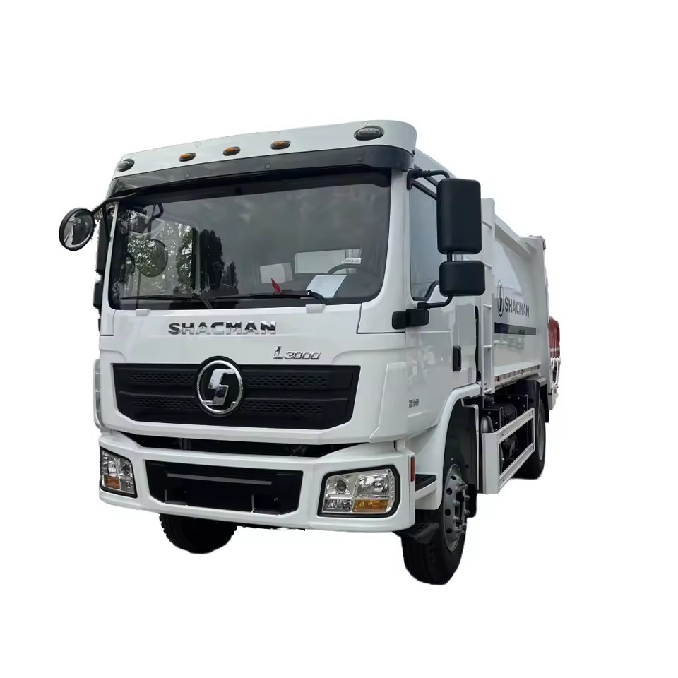 Shacman 4x2 Rear Loader Compactor Trash Can Manual Diesel Garbage Truck Core Components Including Mo