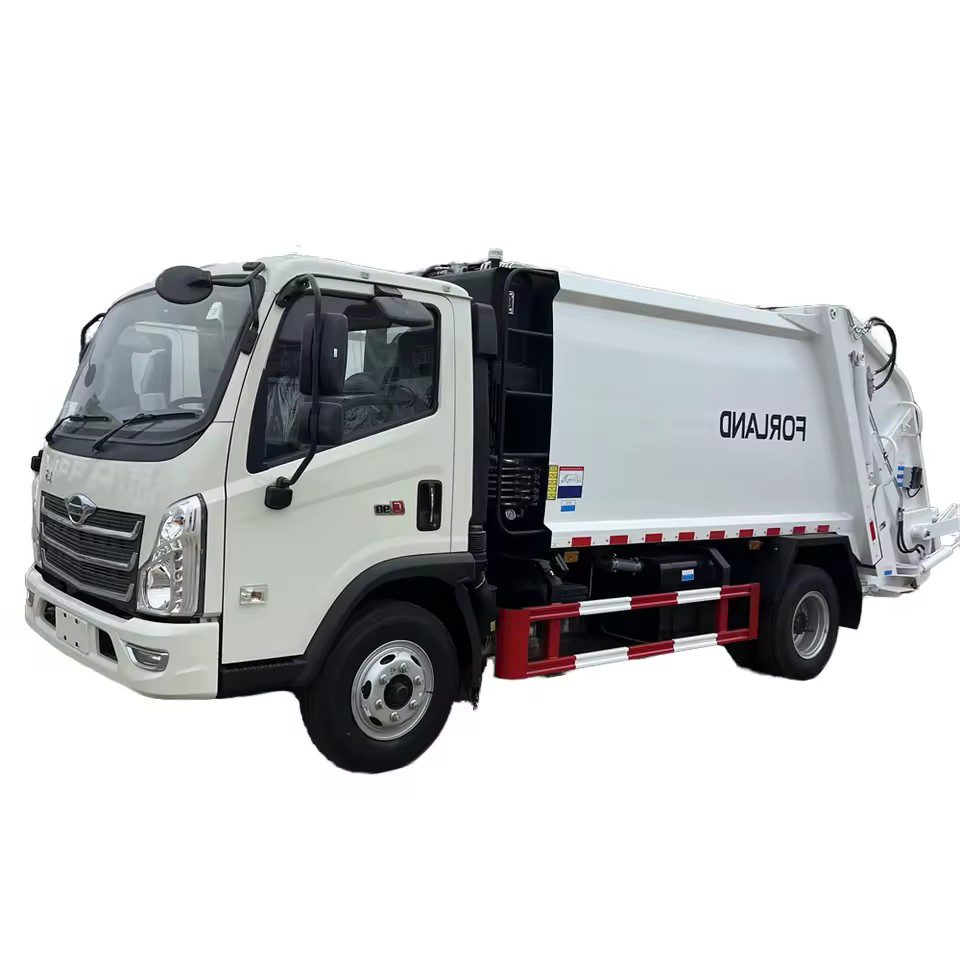 Diesel Engine Motor Gearbox 4x2 Manual Compactor Truck Vehicle Garbage Compactor Truck