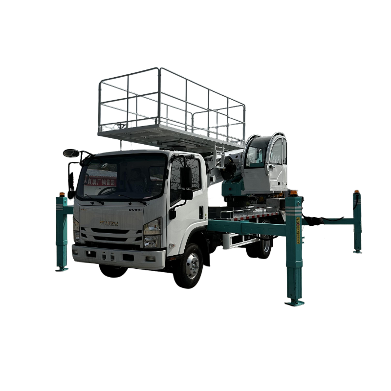 New High-Altitude Work Truck with Insulated Arm Power Repair Diesel Vehicle Manual Transmission Insu