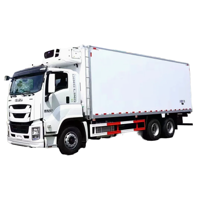 1suzu 6x4 Refrigerated Truck | Multi-Temperature Transport for Seafood, Frozen Meat & Ice Cream