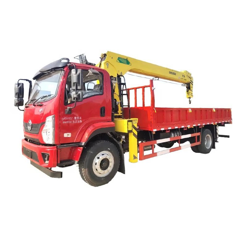 Shacman 4x2 Cargo Crane Truck 8 Ton Truck Mounted Crane Telescopic Boom Crane for Weight Lifting