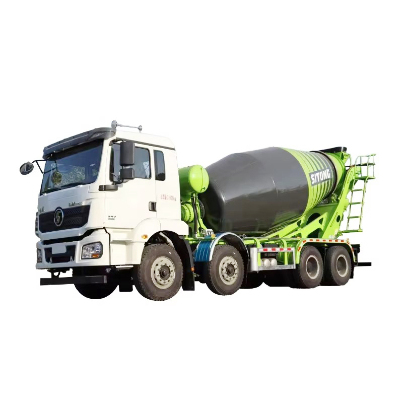 Shacman M3000 8x4 Concrete Mixer Truck 8CBM Bulk Cement Tank Truck with Concrete Mixer Machine