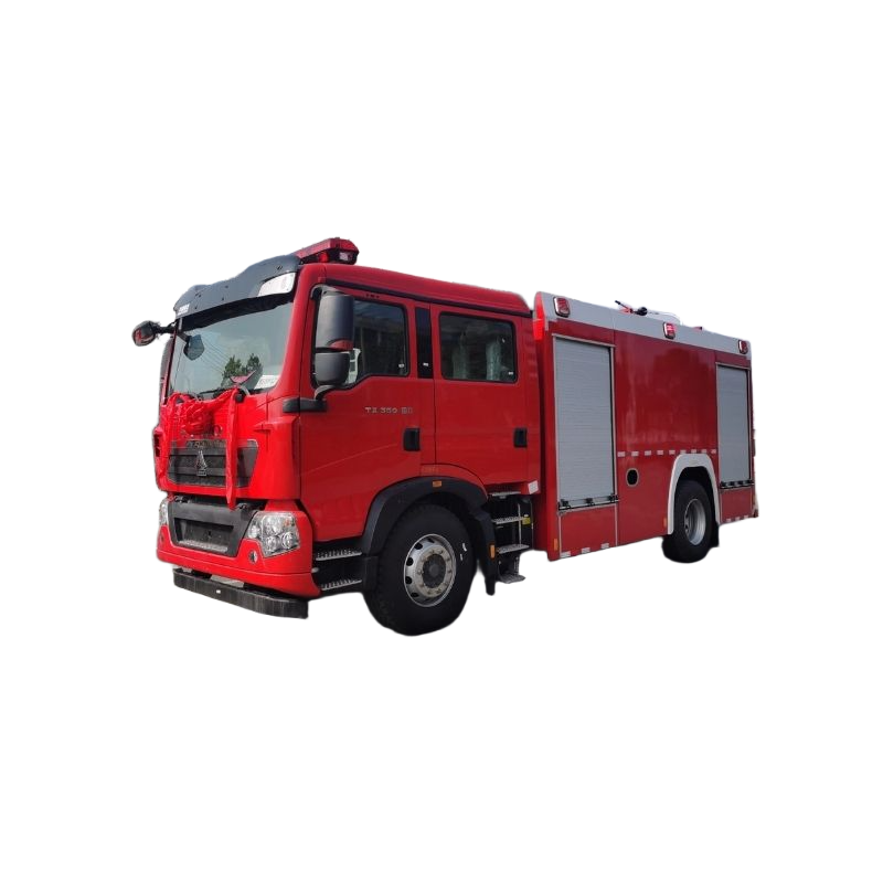 Sinotruk HOWO Water Tank Fire Truck 8000L / 8 Cubic Meter Fire Truck