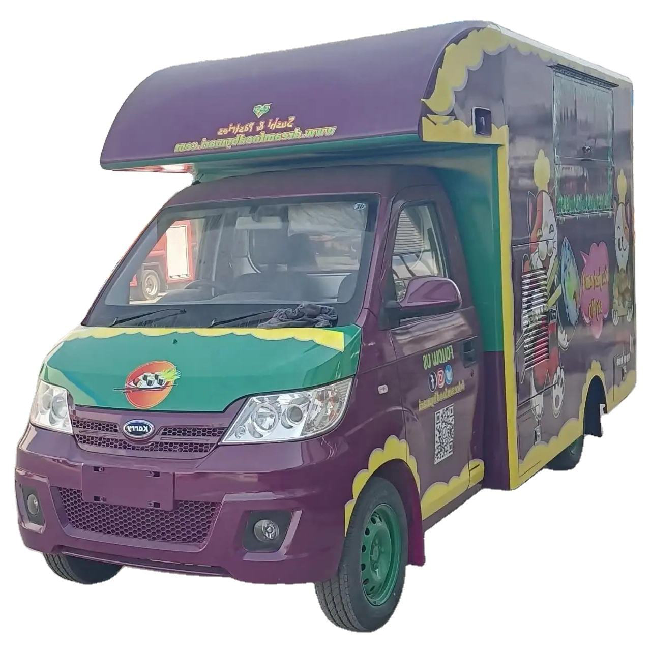 2024 Best Selling Mobile Snack Coffee Food Truck with Full Kitchen for Sale